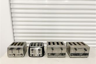 Combo Lot of (4) Four Commercial Toasters