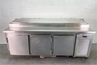 Kairak 91" Refrigerated Pizza Prep Table w/ 3 Doors Model # KBP-91S