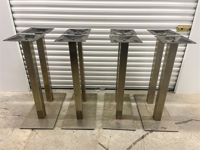 (4) Four High Top Table Bases (42" Height")