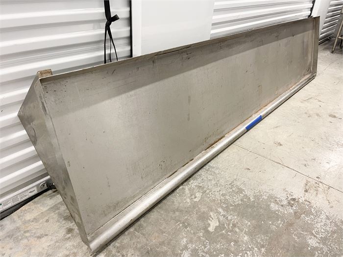 Large Stainless Wall Shelf 114" X 24"