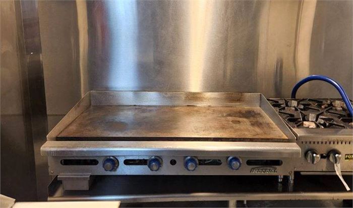 IMPERIAL 48" FLAT TOP GRIDDLE, (NATURAL GAS)