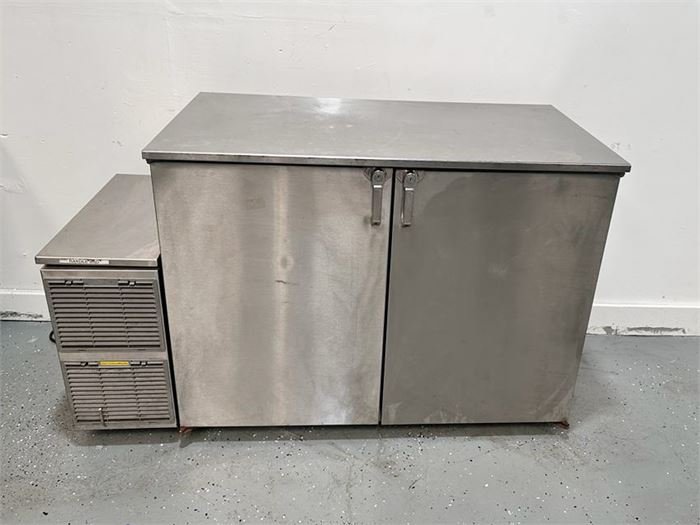 Glastender BB60-L1-BSH Two-Door Back Bar Cooler