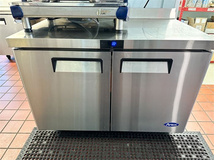 ATOSA MGF8409GR — 48″ Worktop Refrigerator with Backsplash