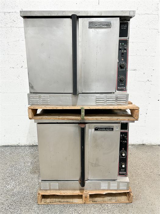 QTY: (2) Two Garland Master Series Full Size Natural Gas Convection Ovens
