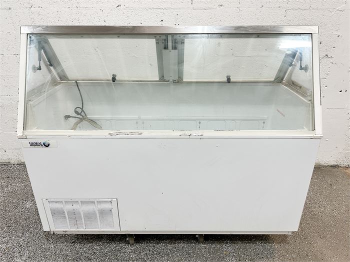 Global Refrigeration 67" VisiDipper Ice Cream Dipping Cabinet. RETAIL: $7,567.30