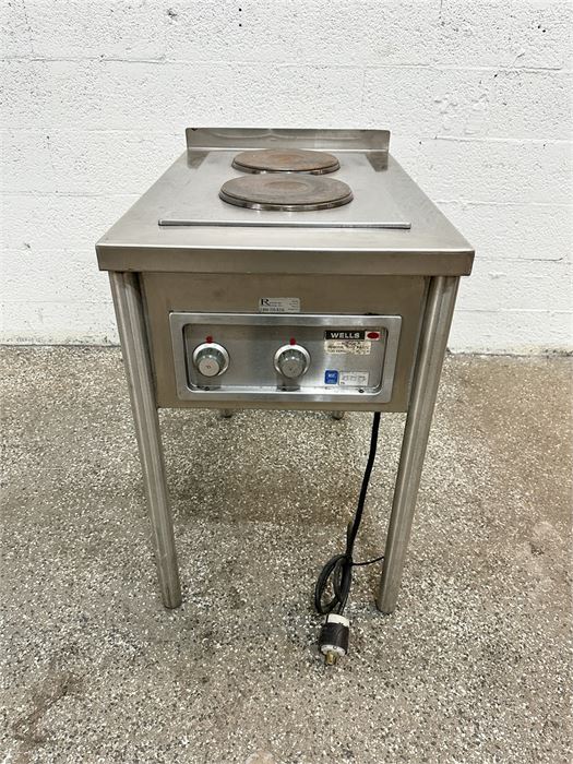 Wells Electric Short Order Hot Plate Table on Casters  | Model H706